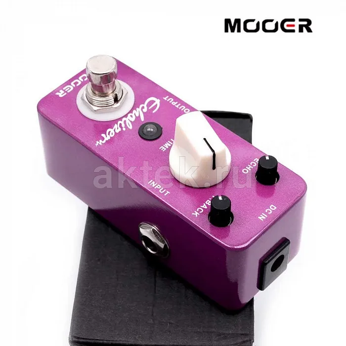Mooer Echolizer мини-педаль цифрового дилея с аналоговым характером, 600 мс 4