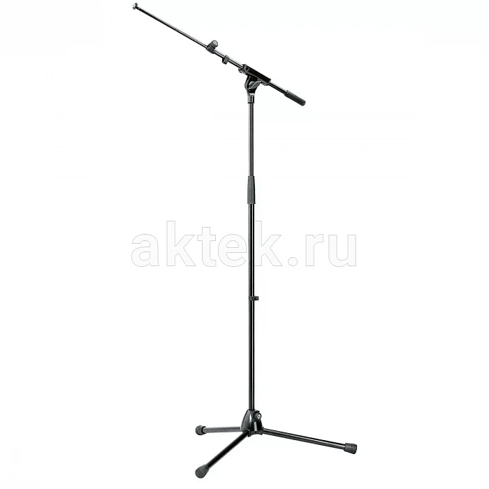 K&M 21080-300-55 микрофонная стойка-журавль, телескопическая стрела, складные ножки