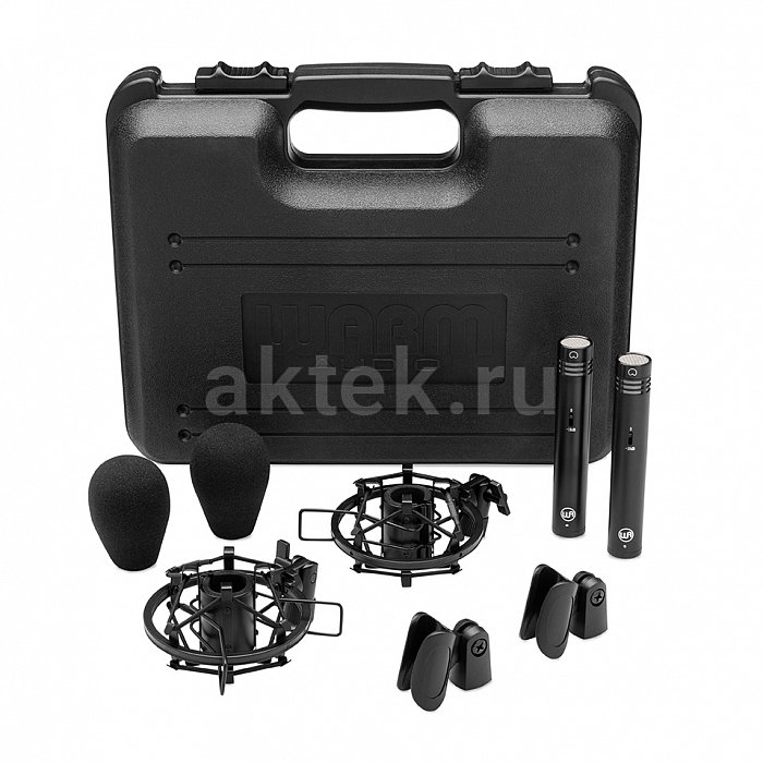 Подобранная стерео-пара конденсаторных микрофонов Warm Audio WA84-C-B-ST Stereo Pair - Black 3