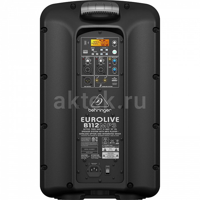 Профессиональная акустическая система Behringer B112MP3 2