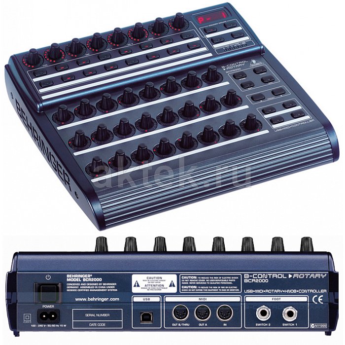 Миди контроллер Behringer BCR2000 4