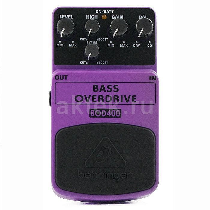 Педаль эффектов Behringer BOD400 2