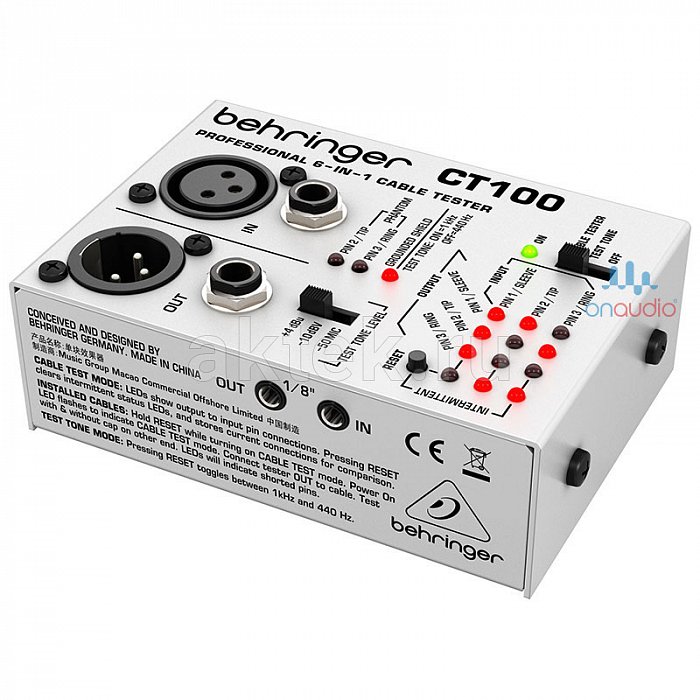 Тестер для кабелей Behringer CT100 4