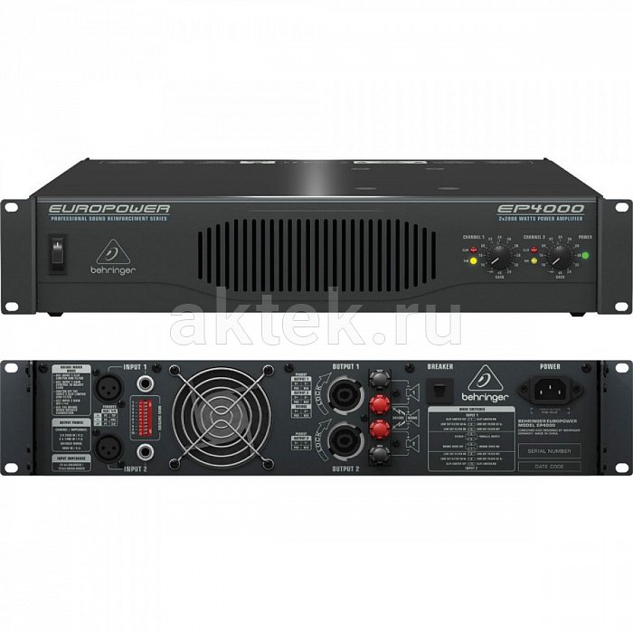 Усилитель мощности Behringer EP4000 2