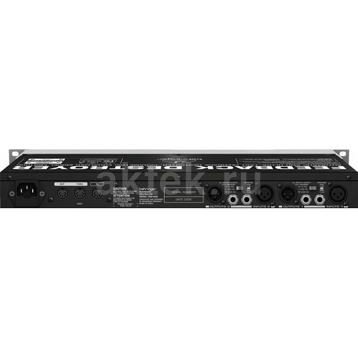 Подавитель обратной связи Behringer FBQ1000 3