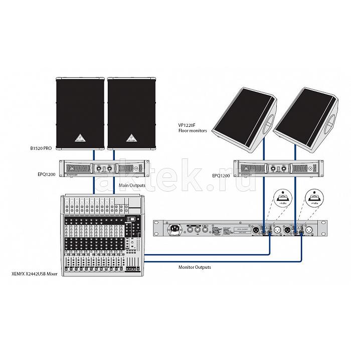 Подавитель обратной связи Behringer FBQ1000 4