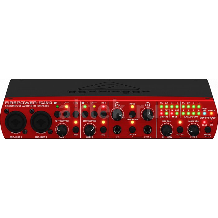 Аудио интерфейс Behringer FCA610