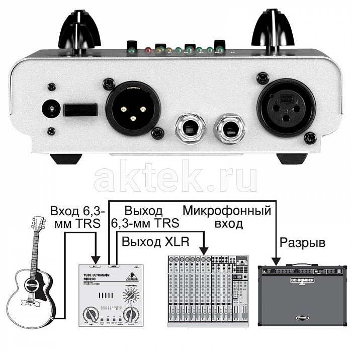 Микрофонный предусилитель Behringer MIC200 5