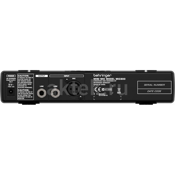 Микрофонный предусилитель Behringer MIC800 3