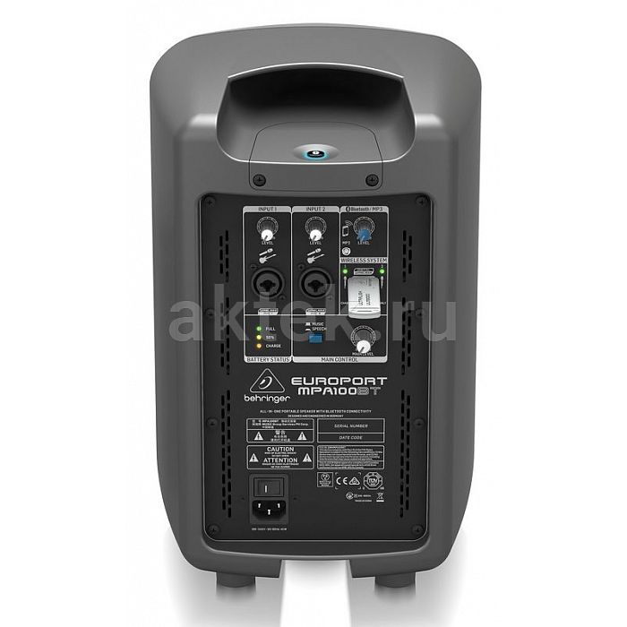 Акустическая система BEHRINGER MPA100BT 3