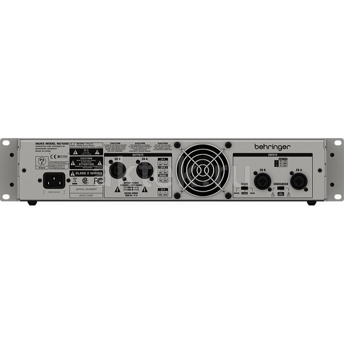 Усилитель звука Behringer NU1000 для акустических систем 2
