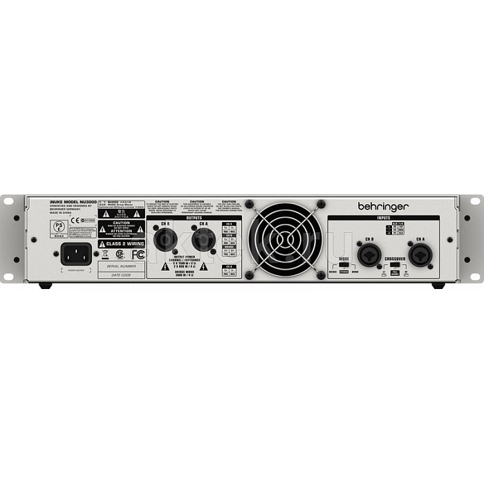 Усилитель звука Behringer NU3000 для акустических систем 2