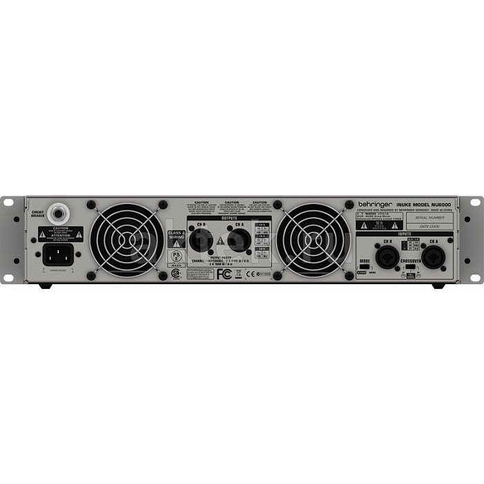 Усилитель звука Behringer NU6000 для акустических систем 2