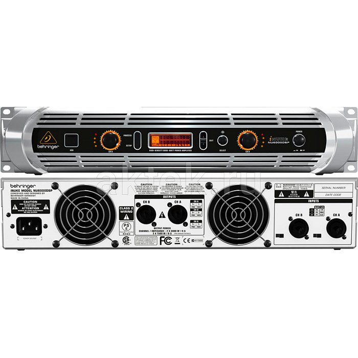 Усилитель мощности Behringer NU6000DSP 3