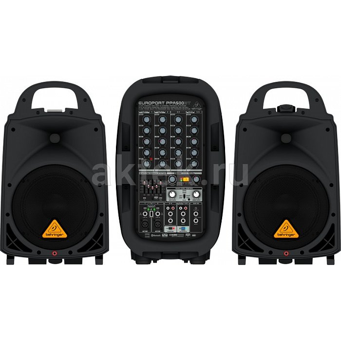 Мобильный комплект колонки с усилителем Behringer PPA500BT 3