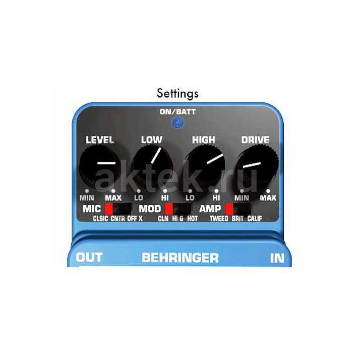 Педаль эффектов Behringer TM300 3