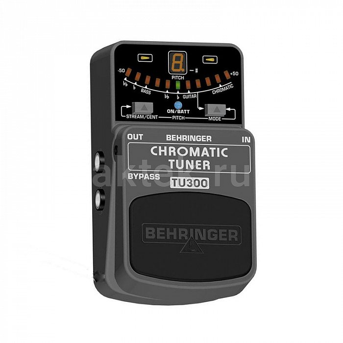 Хроматический тюнер/педаль Behringer TU300 3