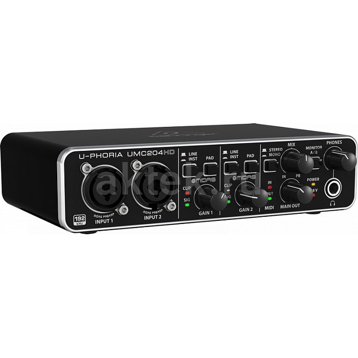 Аудио интерфейс Behringer UMC204HD