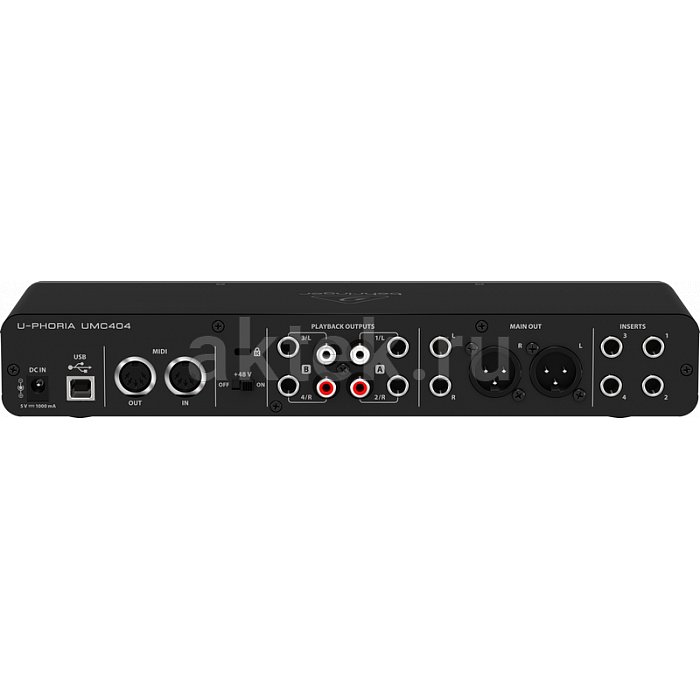Аудио интерфейс Behringer UMC404 3
