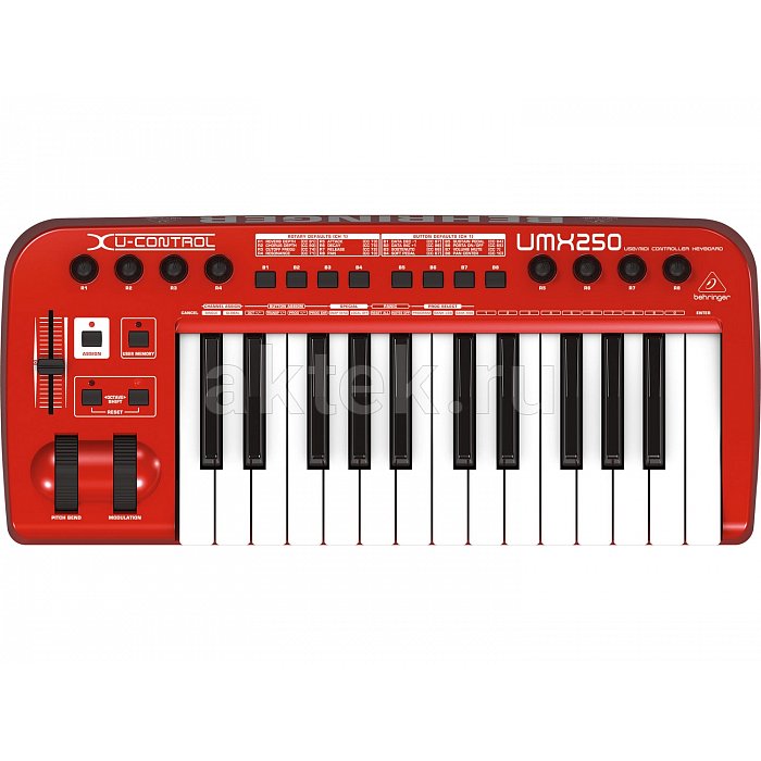 Клавиатура Behringer UMX250 MIDI 2