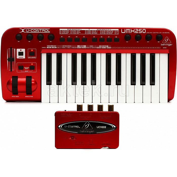 Клавиатура Behringer UMX250 MIDI 4