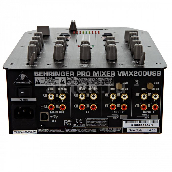 DJ контроллер Behringer VMX200USB DJ 2