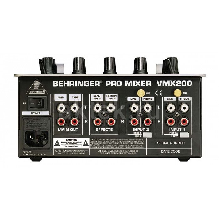 DJ контроллер Behringer VMX200USB DJ 6