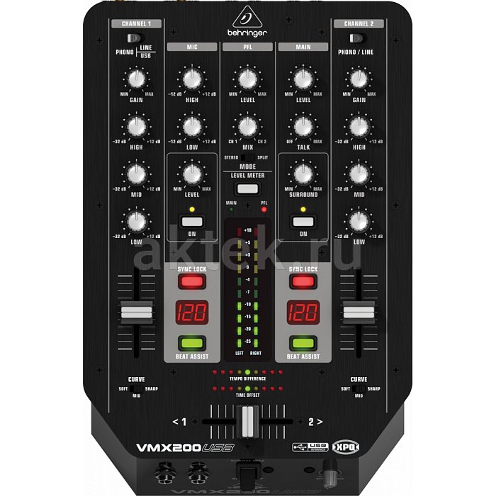 DJ контроллер Behringer VMX200USB DJ