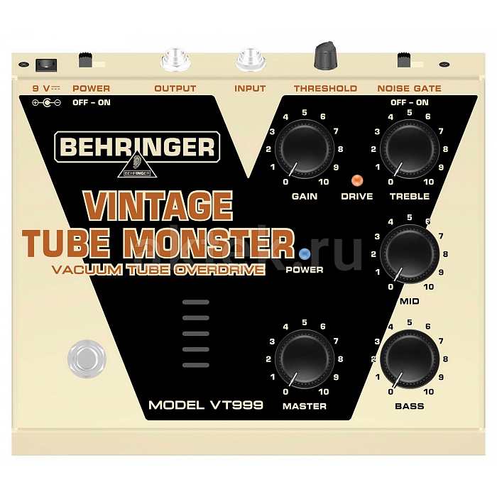 Ламповая гитарная педаль Behringer VT999 2
