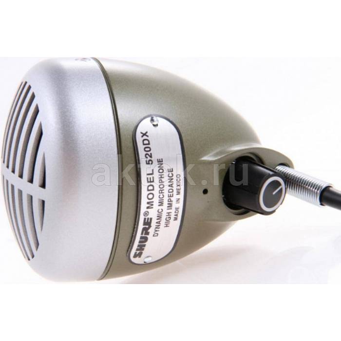 Динамический инструментальный микрофон SHURE 520DX 4
