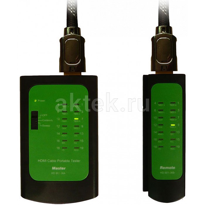 Мультиметр HDMI кабеля HD901 2