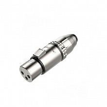 ROXTONE RX3FWP-NG разъём XLR, серебристый, гнездо, IP66 3 ROXTONE RX3FWP-NG разъём XLR, серебристый, гнездо, IP66 3