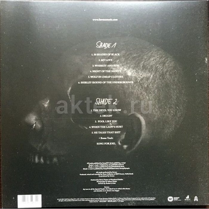 Виниловая пластинка KOVACS - SHADES OF BLACK 180 GRAM BLACK VINYL 12" 2