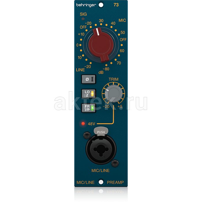 Behringer 73 легендарный микрофонный предусилитель класса А