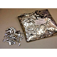 Конфетти металлизированное 10x20мм серебро 1кг