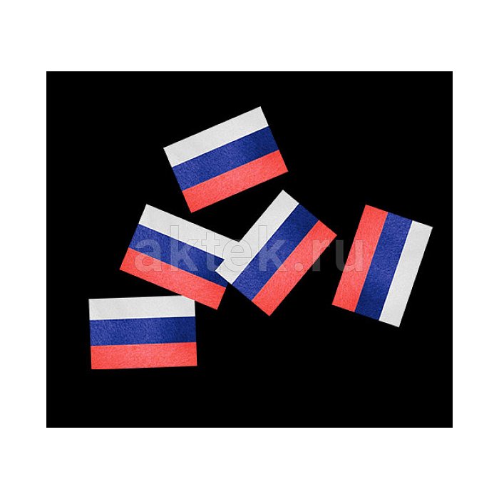 Конфетти бумажное триколор 33x50мм 2