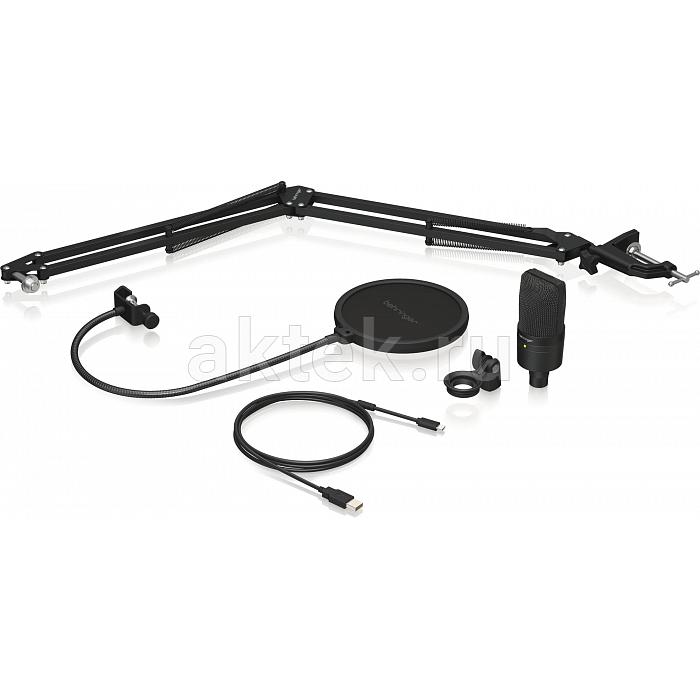 Behringer D3 PODCAST BUNDLE USB-микрофон для подкастов с поп-фильтром