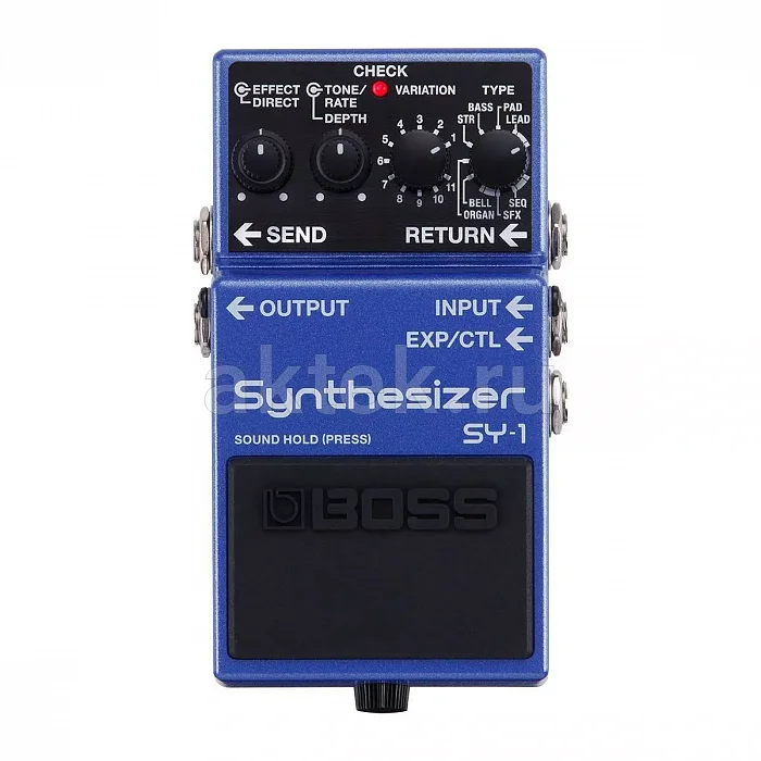 Boss SY-1 SYNTHESIZER Sound Tryout педаль эффектов