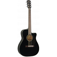 Гитара электроакустическая FENDER CC-60SCE BLK WN 2