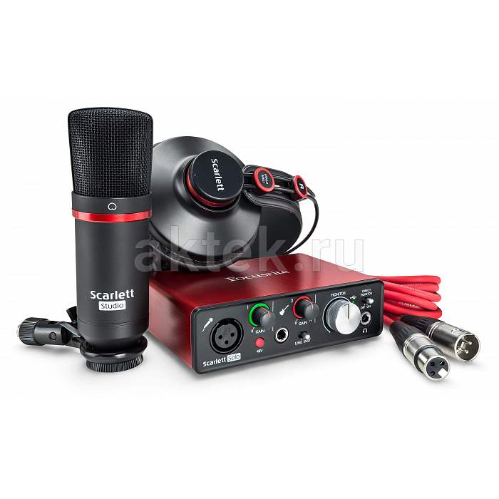 Студийный комплект FOCUSRITE Scarlett Solo Studio 2nd Gen 4