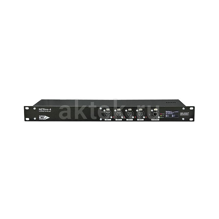ИМЛАЙТ NETline-4 сетевой DMX-конвертер, четыре порта, 1U 2