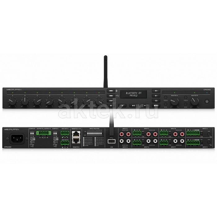 Lab.gruppen CPA2402 микшер-усилитель с Bluetooth и USB-плеером