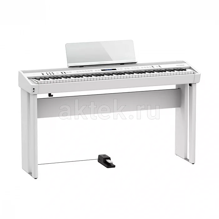 Roland FP-90X-WH цифровое пианино, белый, 88 клавиш, 256 голосов, Bluetooth 3