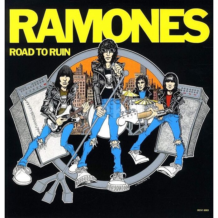 Виниловая пластинка RAMONES - ROAD TO RUIN 180 GRAM BLACK VINYL 12"