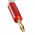 Разъем REGA BANANA PLUG RED