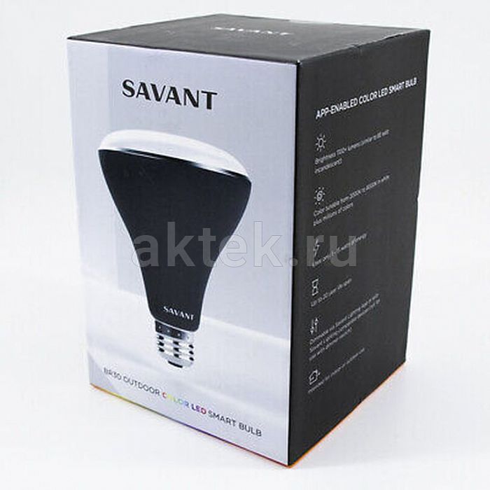 Savant LIG-IBR30C4 White комплект четырёх RGB-ламп E27 15Вт 1100лм