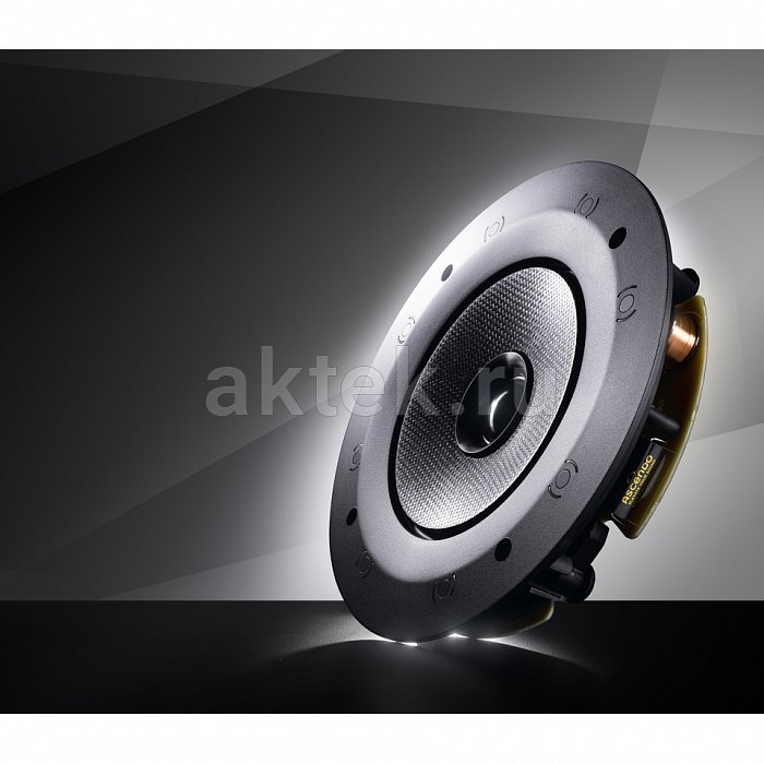 ASCENDO The 6 PRO PASSIVE CEILING Black, гриль White потолочная встраиваемая акустика 7