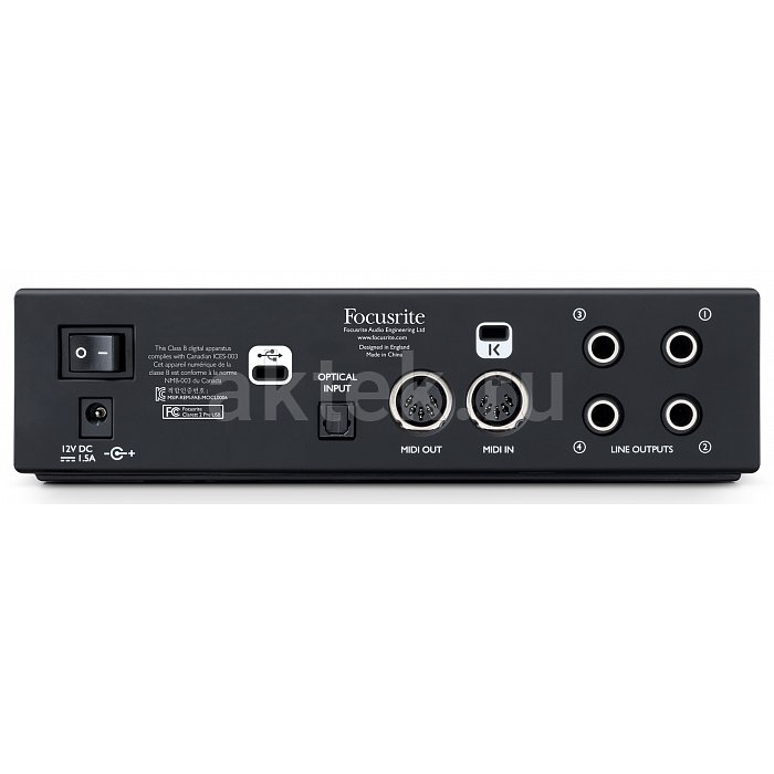Аудиоинтерфейс FOCUSRITE Clarett 2Pre USB 3