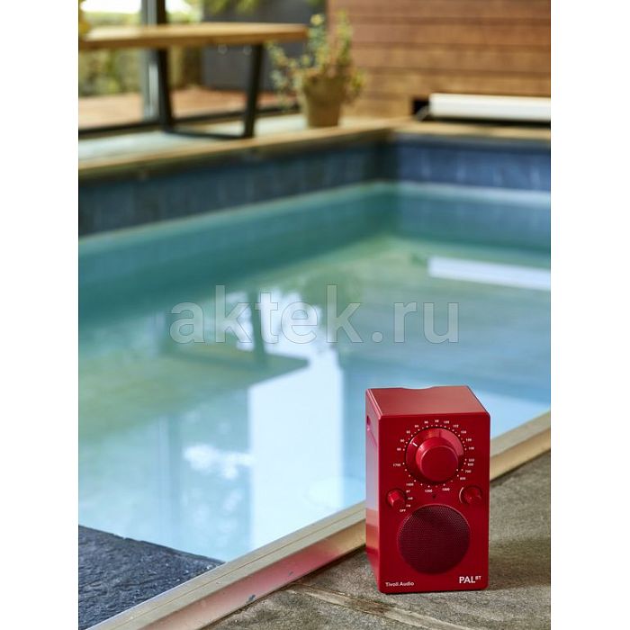 Tivoli PAL BT Red портативный Bluetooth-радиоприёмник с аккумулятором 10