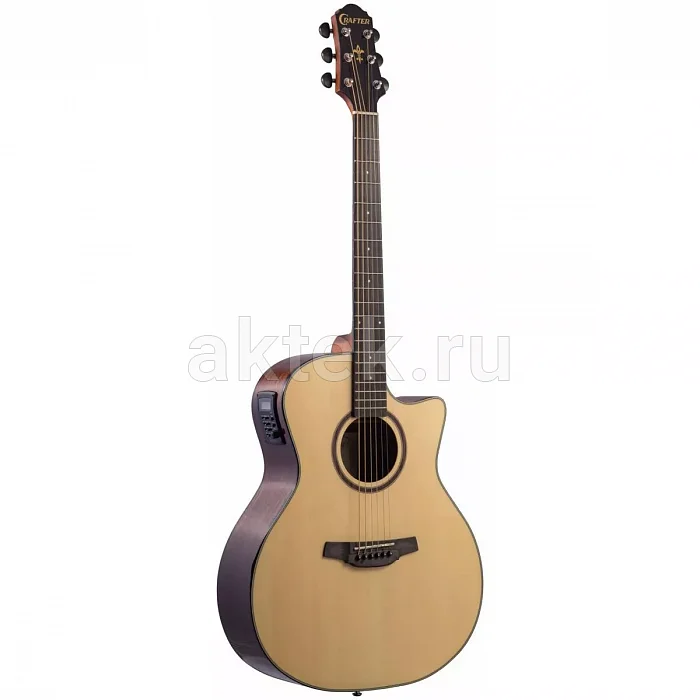 Crafter HG-250 CE/N электроакустическая гитара Grand Auditorium с вырезом 2
